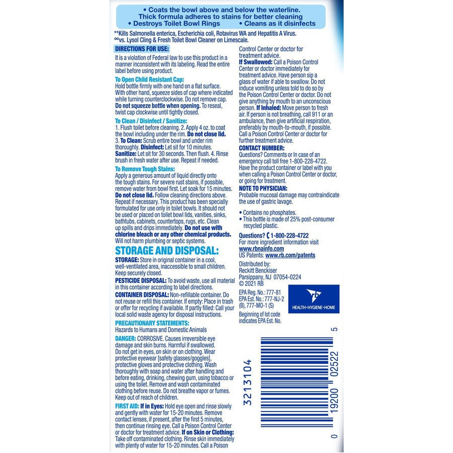 Lysol Toilet Bowl Cleaner - Alternate-Image5