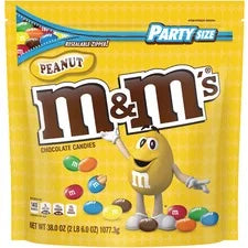 M&M’s Peanut Chocolate Candies: Delicious Treat - 2.37 lb Bag - Sweets