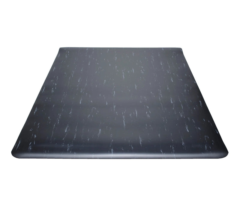Marble 1’’ Thick Anti-Fatigue Mat - Black/White / 2’x3’ - Floor Mats