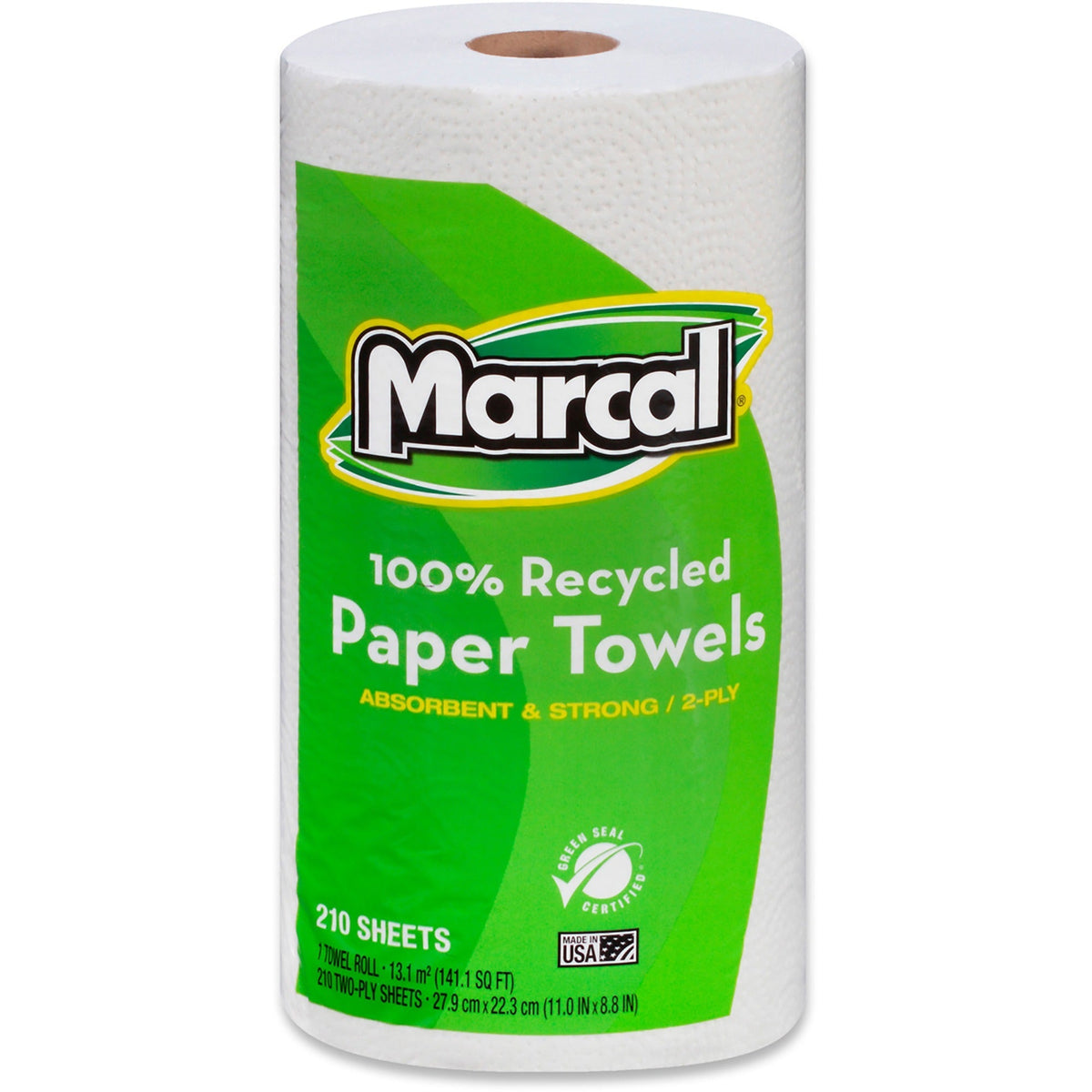 Marcal 100% Recycled, Jumbo Roll Paper Towels - 2000