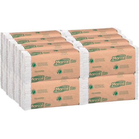 Marcal Recycled C-Fold Paper Towels - Alternate-Image1