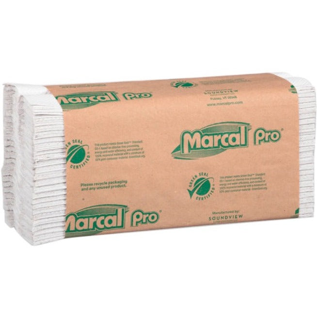 Marcal Recycled C-Fold Paper Towels - Alternate-Image2