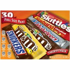 Mars Chocolate Variety Mix - Milk Peanut - 30/Carton - Sweets