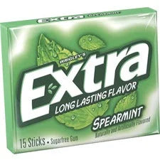 Mars Spearmint Chewing Gum: Refreshing Flavor - 10/Box - Sweets