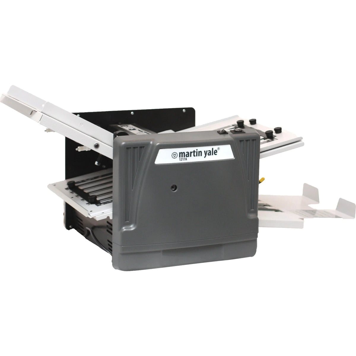 Martin Yale Premier Auto Folder: 10300 Sheets/Hour 6 Folding Options - Gray - Mailroom Equipment & Supplies