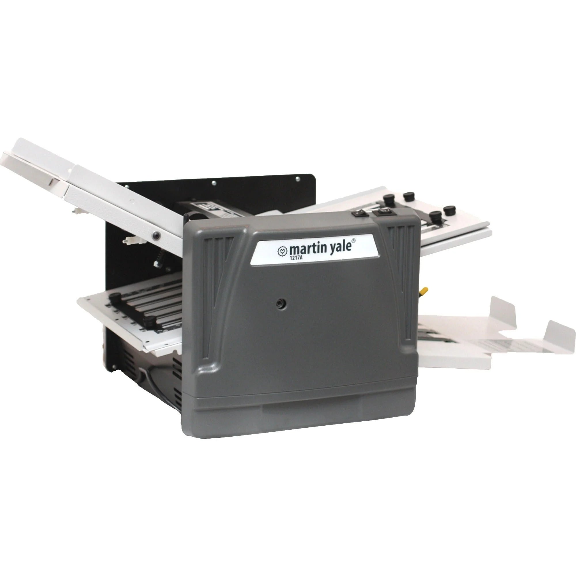 Martin Yale Premier Auto Folder: 10300 Sheets/Hour 6 Folding Options - Gray - Mailroom Equipment & Supplies