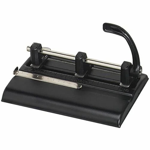Master 1325B Hole Punch: 3 Punch Heads 40-Sheet Capacity - Paper Punches