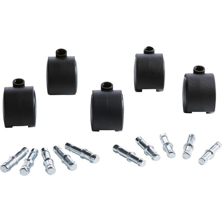 Master Caster Deluxe Duet Hooded Carpet Casters - Front
