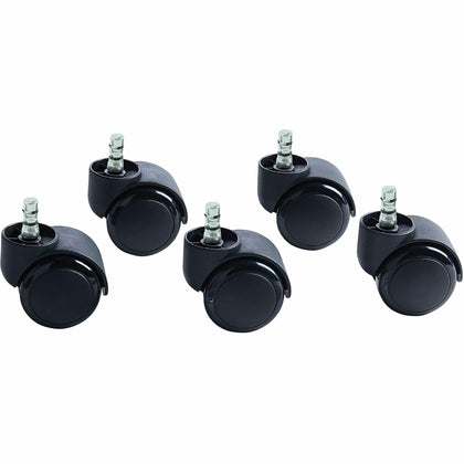 Master Caster Futura Noiseless Chair Mat Casters - Smooth & Durable Upgrade - Glides