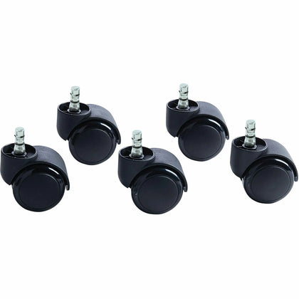 Master Caster Futura Noiseless Chair Mat Casters - Smooth & Durable Upgrade - Glides