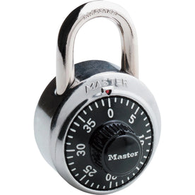 Master Lock Combination Lock: 3-Digit Cut & Rust Resistant Steel - 0.28’’ Shackle - 1 Each - Locks
