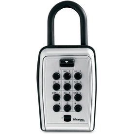 Master Lock Portable Key Safe: Push Button Weather & Scratch Resistant - Boxes Storage