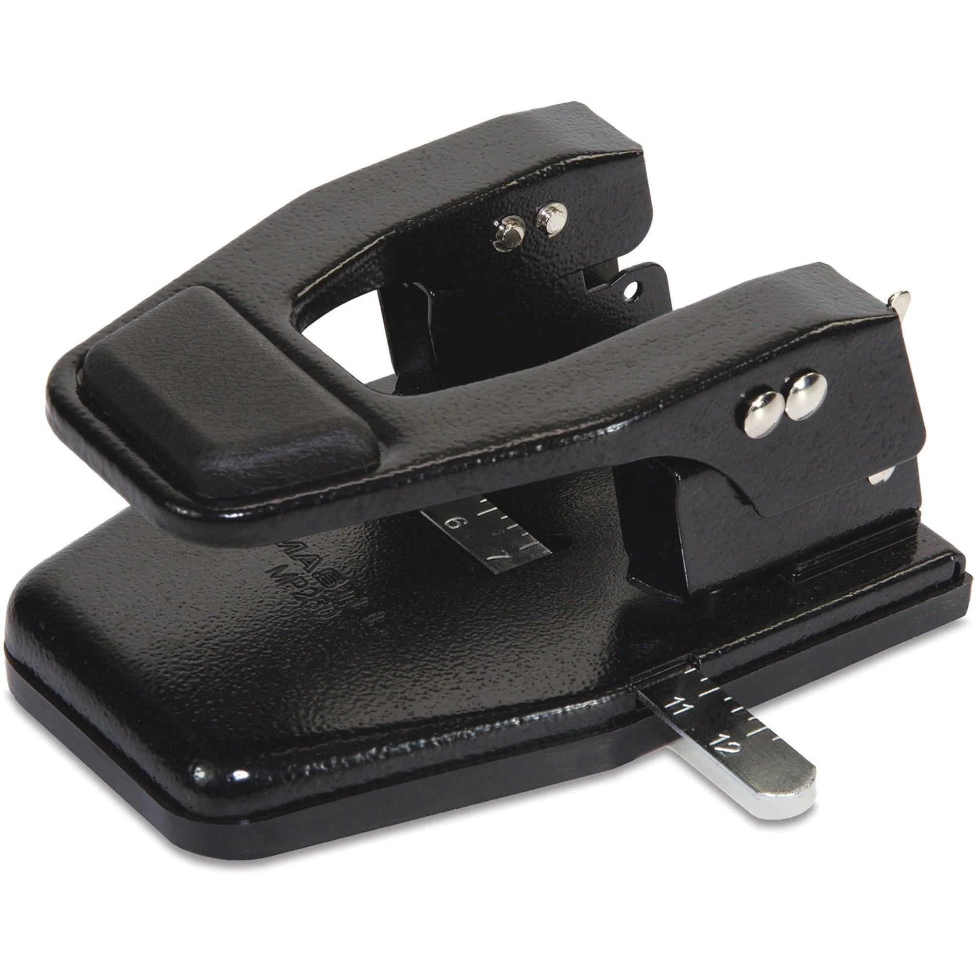 Master MP250 Hole Punch: 2 Punch Heads 40-Sheet Capacity Round Shape - Paper Punches