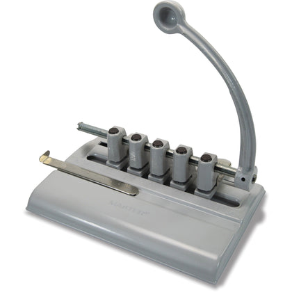 Master Products Adjustable 5-Hole Punch: 40-Sheet Capacity 11/32’’ Punch Size - Paper Punches