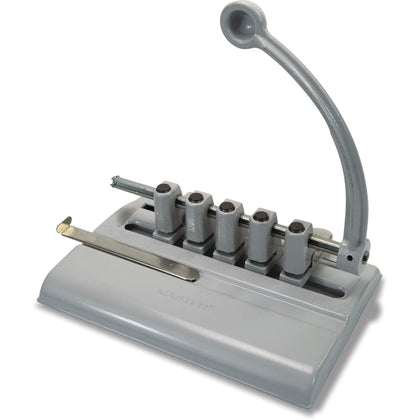 Master Products Adjustable 5-Hole Punch: 40-Sheet Capacity 11/32’’ Punch Size - Paper Punches