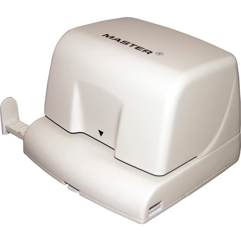 Master Products Compact Electric 2-Hole Punch: Punch 12 Sheets with Ease - Paper Punches