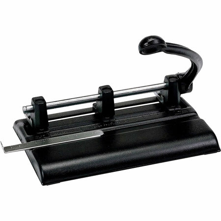 Master Products Power Handle Paper Punch - 3-Hole 40-Sheet Capacity - Punches
