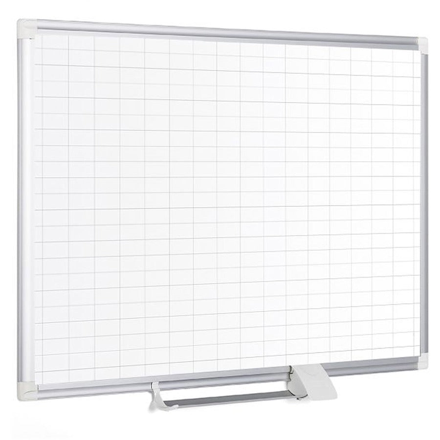 MasterVision 2" Grid Magnetic Gold Ultra Board Kit - Right