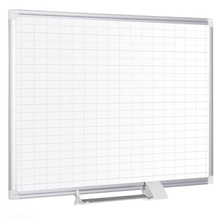 MasterVision 2" Grid Magnetic Gold Ultra Board Kit - Right