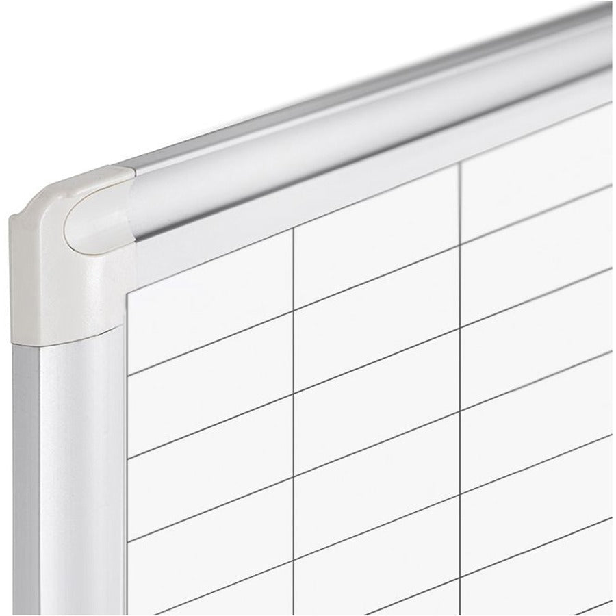 MasterVision 2" Grid Magnetic Gold Ultra Board Kit - Top