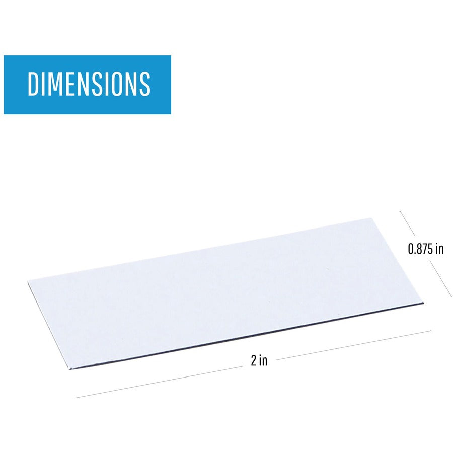 MasterVision 2" Magnetic Dry Erase Strips - Alternate-Image2