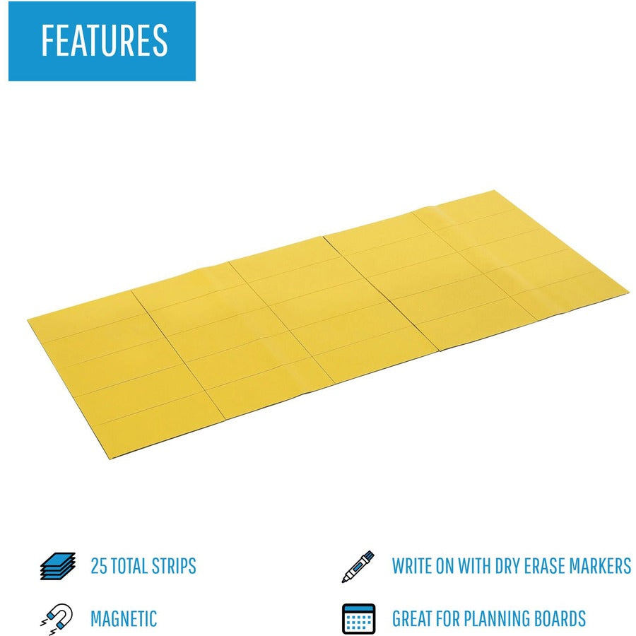 MasterVision 2" Magnetic Dry Erase Strips - Alternate-Image1