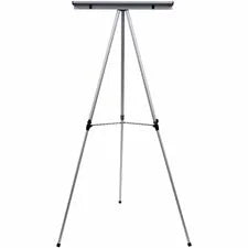MasterVision 3-leg Display Easel - 45 lb Load Capacity - 69’’ Height x 28.50’’ Width 34’’ Depth - Metal Aluminum