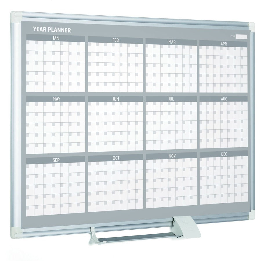 MasterVision 36" 12-month Calendar Planning Board - Right