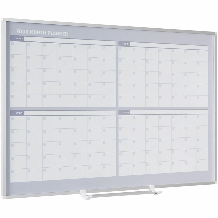 MasterVision 4-Month Magnetic Dry-Erase Planner - Right