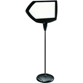 MasterVision Arrow Dry-erase Floor Sign: Bilingual Double-Sided Steel - 63’’ x 25’’ - Signs & Nameplates