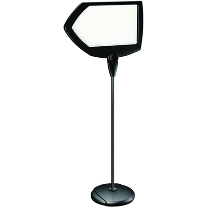 MasterVision Arrow Dry-erase Floor Sign: Bilingual Double-Sided Steel - 63’’ x 25’’ - Signs & Nameplates