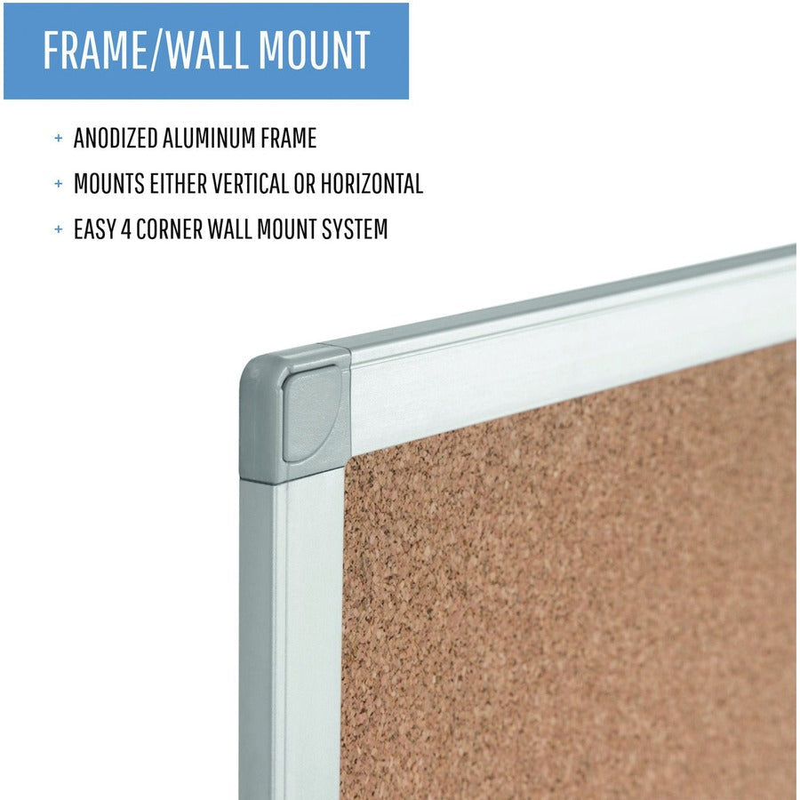 MasterVision Ayda Cork Bulletin Board - Alternate-Image6