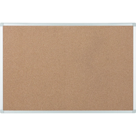 MasterVision Ayda Cork Bulletin Board - Durable 18x24’’ Surface - Aluminum Frame - Boards