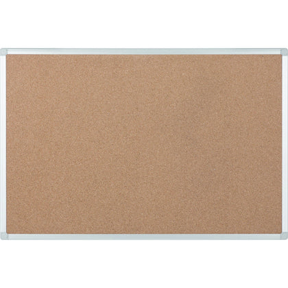 MasterVision Ayda Cork Bulletin Board - Durable 24x36’’ Surface - Aluminum Frame - Boards