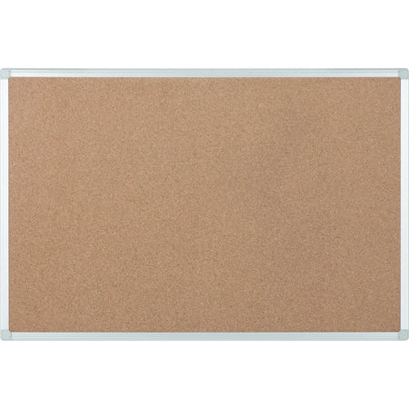 MasterVision Ayda Cork Bulletin Board - Durable 24x36’’ Surface - Aluminum Frame - Boards