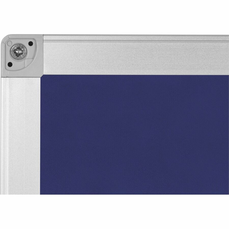 MasterVision Ayda Fabric Bulletin Board - 18" x 24" - Rear