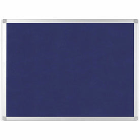 MasterVision Ayda Fabric Bulletin Board - 18x24 Blue Felt - Self-healing Durable Surface - Boards
