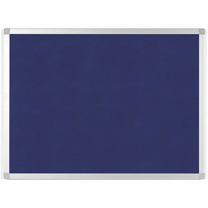 MasterVision Ayda Fabric Bulletin Board - 18x24 Blue Felt - Self-healing Durable Surface - Boards