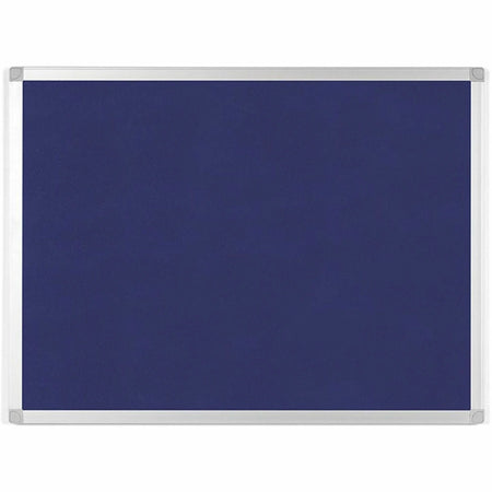 MasterVision Ayda Fabric Bulletin Board - 18x24 Blue Felt - Self-healing Durable Surface - Boards