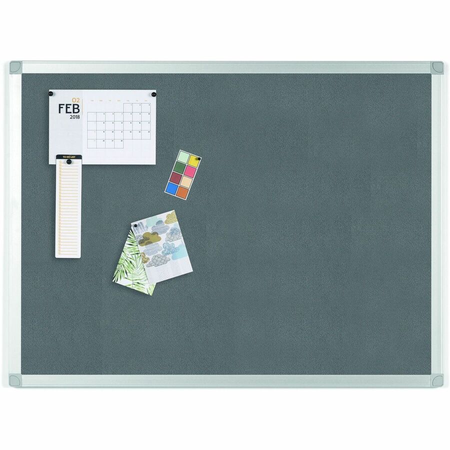 MasterVision Ayda Fabric Bulletin Board - Front