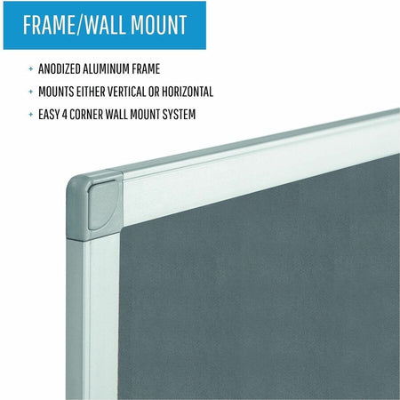 MasterVision Ayda Fabric Bulletin Board - Alternate-Image5