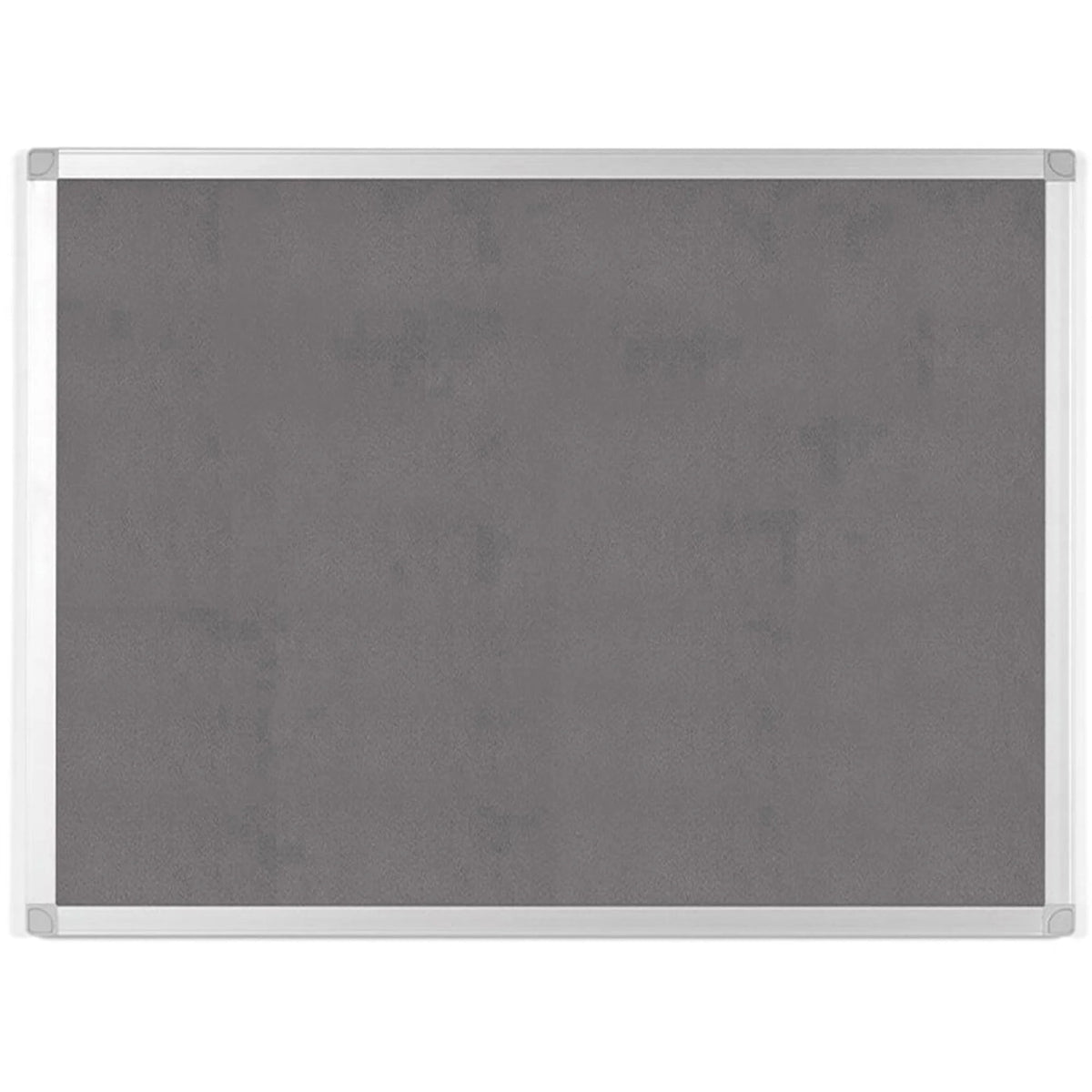 MasterVision Ayda Fabric Bulletin Board: Gray Robust & Tackable - Boards
