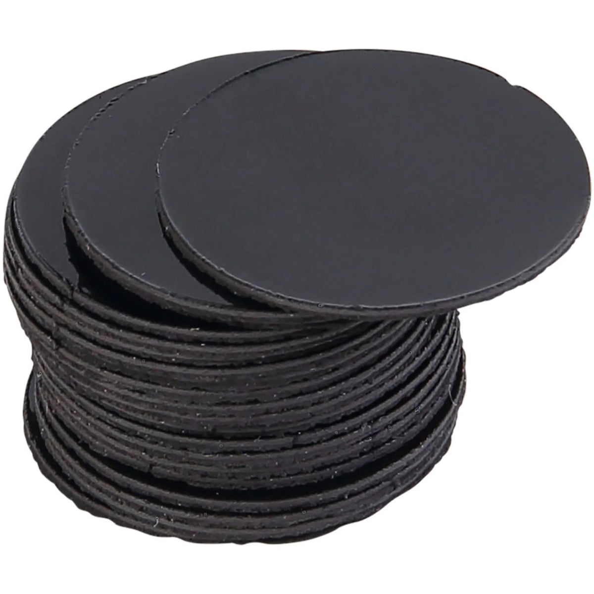 MasterVision Color Coding Dots - 3/4’’ Round Black Vinyl - 20 Pack - Board & Easel Accessories