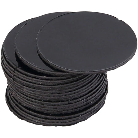 MasterVision Color Coding Dots - 3/4’’ Round Black Vinyl - 20 Pack - Board & Easel Accessories