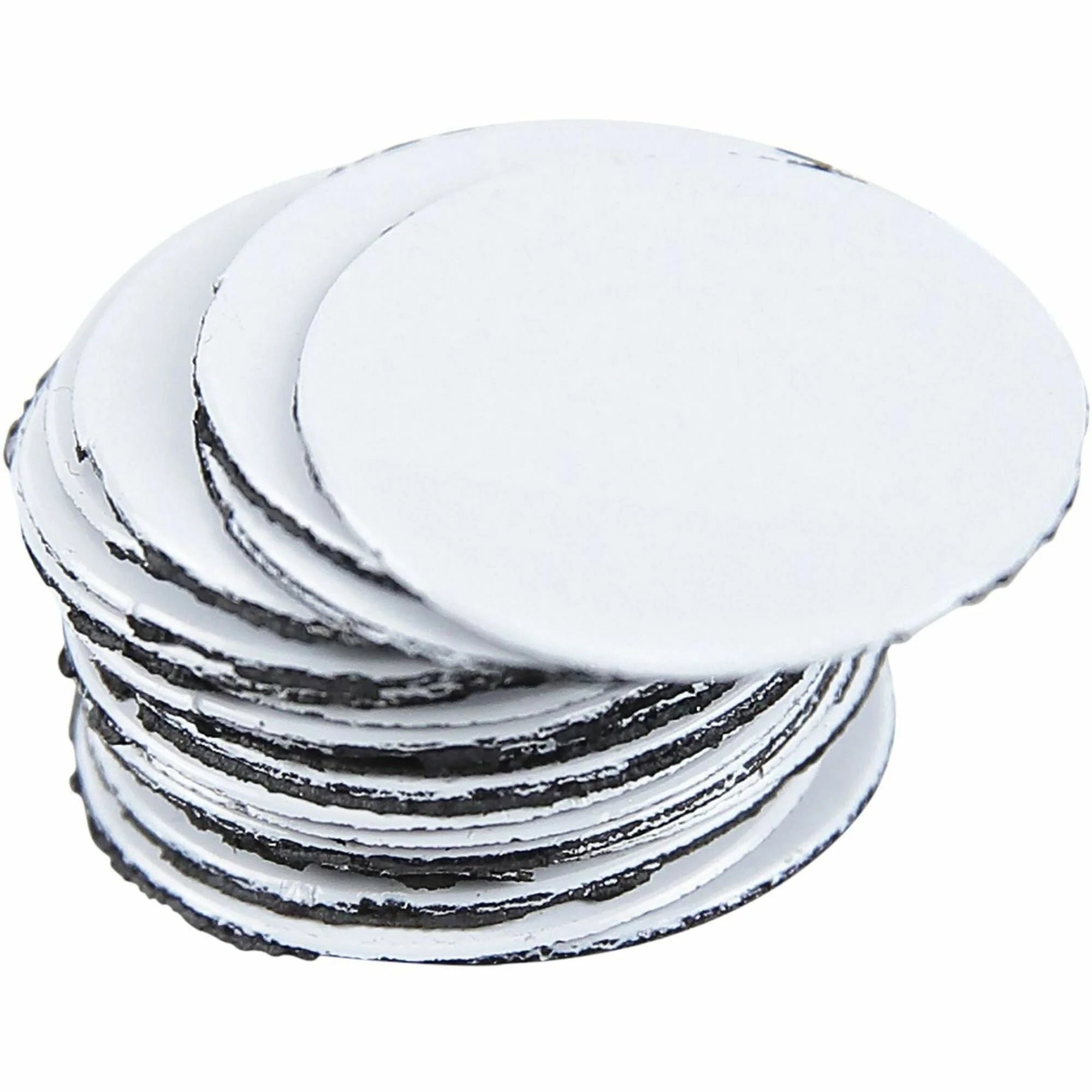 MasterVision Color Coding Dots - 3/4’’ Round White Vinyl (20-Pack) - Board & Easel Accessories