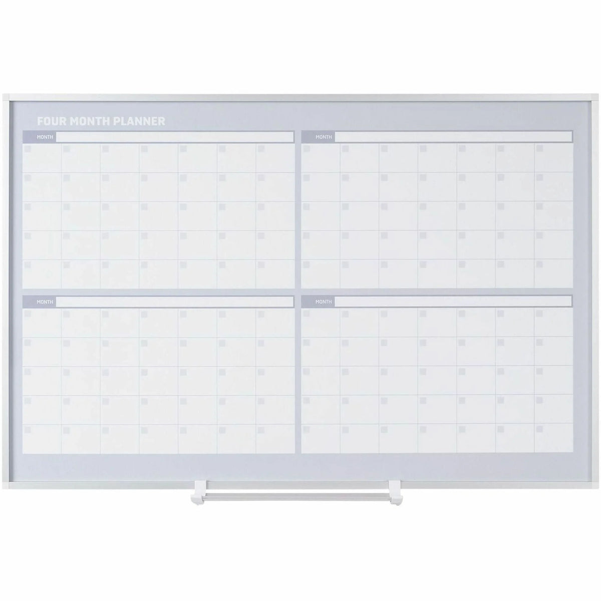 MasterVision Dry-Erase 4-Month Planner: 36’’ x 24’’ Monthly Organizer - Calendar Boards