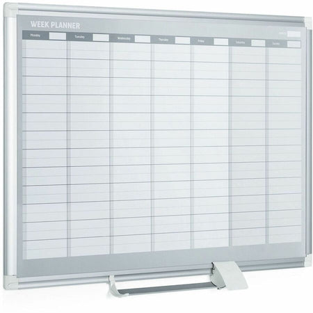 MasterVision Dry-erase Magnetic Planning Board - Right