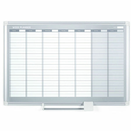 MasterVision Dry-erase Magnetic Planning Board - 2000