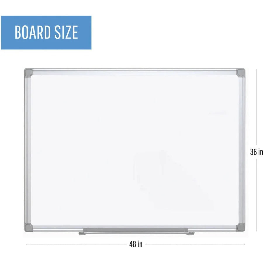 MasterVision Earth Series Dry-Erase Board - Eco-Friendly Whiteboard - Scratch Resistant - 47.2’’ x 35.4’’ - Dry Erase