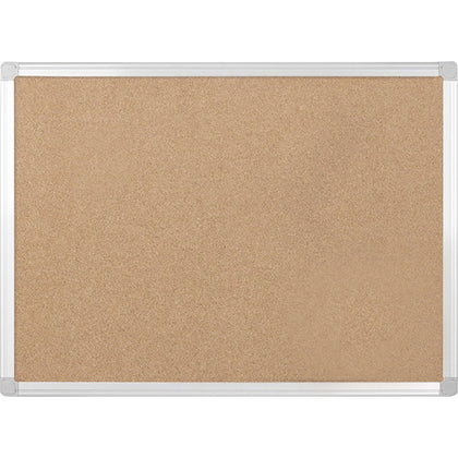 MasterVision Earth Series Recycled Cork Board - Sustainable 48x72’’ - Aluminum Frame - Bulletin Boards